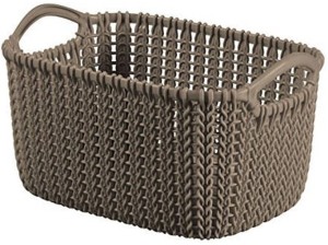 CURVER KOSZYK KNIT RECT XS - 3 L BRĄZ