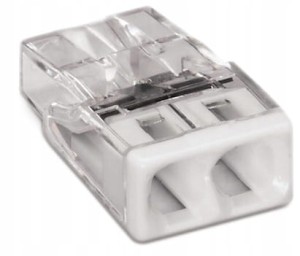 Złączka WAGO przewód max 2,5mm2x2 20szt