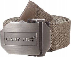 LAHTI PRO Pasek do spodni z klamrą KHAKI L9020400