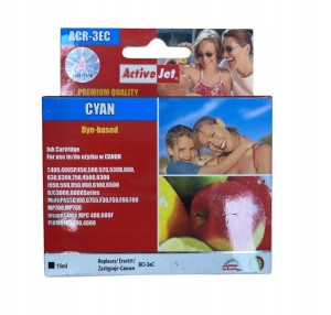 ACTIVEJET TUSZ KARTRIDŻ NIEBIES CANON 15ml ACR-3EC