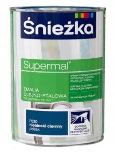 ŚNIEŻKA EMALIA OLEJNO-FTALOWA NIEB CIEMNY POŁYSK 0