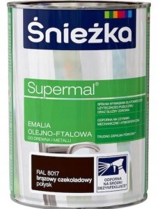 ŚNIEŻKA EMALIA OLEJNO-FTALOWA CZEKOLADOWY POŁ 0,8L