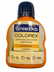 ŚNIEŻKA COLOREX PIGMENT DO FARB 100ml 13 ŻÓŁTY
