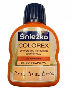 ŚNIEŻKA COLOREX PIGMENT DO FARB 100ml BRZOSKWINIA