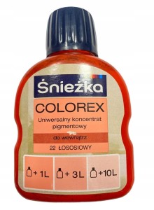 ŚNIEŻKA COLOREX PIGMENT DO FARB 100ml ŁOSOSIOWY