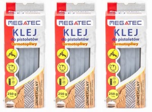 MEGATEC KLEJ PISTOLETU TERMOTOPLIWY 7,5MM x117szt