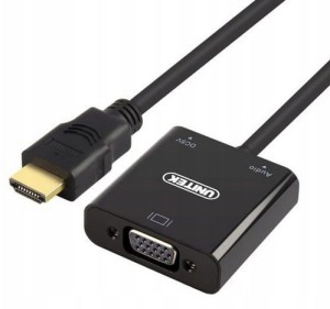UNITEK ADAPTER HDMI DO VGA Y-6333 FULL HD