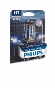 PHILIPS RACING VISION GT200 +200% 12V 55W H7