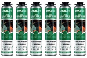  STALCO PIANA PIANKA MONTAŻOWA UNIWERSALNA PISTOLETOWA 750ML PUP23 x6