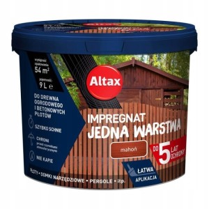 Impregnat Altax Jedna Warstwa mahoń 9 l