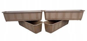 Skrzynka balkonowa 60 x 17 cm tworzywo sztuczne doniczka