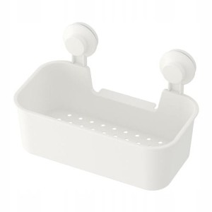 IKEA TISKEN kosz koszyk półka z przyssawkami