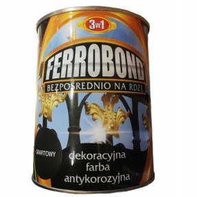 FERROBOND BEZPOŚREDNIO NA RDZĘ FARMA 3W1 0,65L GRAFIT