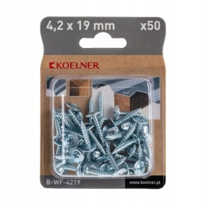 WKRĘTY ocynk blacha 4,2x19mm 50szt