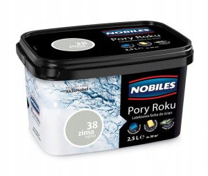 Farba lateksowa ścienna Nobiles 2,5 l Zima Mglista 38 mat
