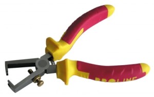 PROLINE SZCZYPCE ELEKTROTECHNICZNE 160MM 0.5-5 MM   DO ŚCIĄGANIA IZOLACJI 1000 V