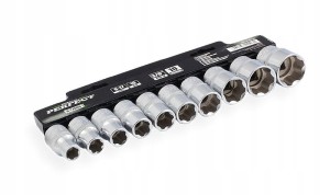 STALCO PERFECT ZESTAW NASADEK 3/8” 10 ELEMENTÓW 9-19MM