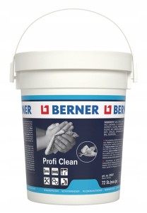 RĘCZNIKI DO MYCIA RĄK PROFI CLEAN BERNER 72 sztuki CZYŚCIWO DO ZABURUDZEŃ
