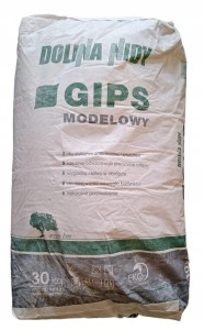 DOLINA NIDY GIPS FORMIERSKI MODELOWY 30KG NOWY LĄD