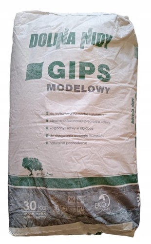 DOLINA NIDY GIPS FORMIERSKI MODELOWY 30KG NOWY LĄD