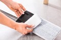MOP PŁASKI OBROTOWY HANDY WIADRO DWUKOMOROWE Z WYCISKACZEM KIJ + ZAPAS