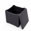 KETER STOLIK OGRODOWY VIGO STORAGE BOX 40 l GRAFIT ZESTAW 2