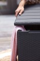 KETER STOLIK OGRODOWY VIGO STORAGE BOX 40 l GRAFIT ZESTAW 2
