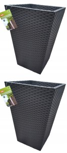 KETER DONICZKA RATTAN DONICA ANTRACYT 2M 55L RATAN