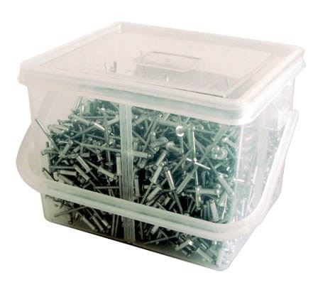 MEGA NITY ZRYWALNE ALUMINIUM/ STAL 4,0 x 12 MM 59499