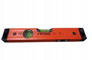 PRO POZIOMICA S600 30 CM CZERWONA Z 2 MAGNESAMI