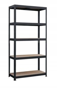 REGAŁ METALOWY MAGAZYNOWY 180x90x40 5 półek 175kg
