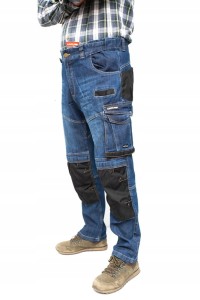 LAHTI PRO Spodnie robocze jeans stretch roz. 2XL