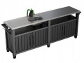 BAREK stół schowek OGRODOWY szafka grill ZLEW Keter UNITY CHEF 415L