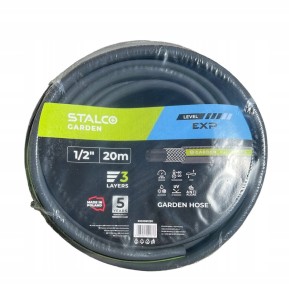 Wąż ogrodowy EXPERT 1/2" 20m Stalco Garden 3-warstwowy