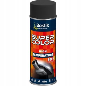 BOSTIK LAKIER SPRAY WYSOKOTEMPERATUROWY 800STP 400 ml Czarny