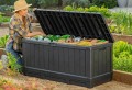 KETER SKRZYNIA OGRODOWA KENTWOOD 350L ANTRACYT
