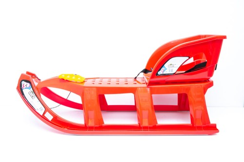 SANKI TATRA PROSPERPLAST METALOWY ŚLIZG CZERWONE + OPARCIE