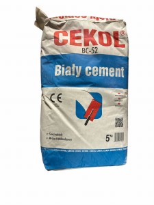CEKOL CEMENT PORTLAND BIAŁY 52,5R - 5KG