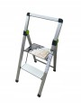 DRABINA DRABINKA DOMOWA SKŁADANA MINI SLIM 2 STOPNIE + UCHWYT 150 KG STALCO