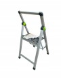 DRABINA DRABINKA DOMOWA SKŁADANA MINI SLIM 2 STOPNIE + UCHWYT 150 KG STALCO