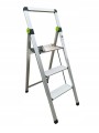 DRABINA DRABINKA DOMOWA SKŁADANA MINI SLIM 3 STOPNIE + UCHWYT 150 KG STALCO