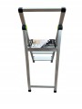 DRABINA DRABINKA DOMOWA SKŁADANA MINI SLIM 3 STOPNIE + UCHWYT 150 KG STALCO