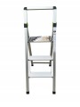 DRABINA DRABINKA DOMOWA SKŁADANA MINI SLIM 3 STOPNIE + UCHWYT 150 KG STALCO