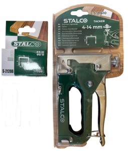 STALCO TACKER ZSZYWACZ TAPICERSKI 4- 14MM + ZSZYWKI 8MM 1000szt.