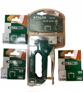 STALCO TACKER 4- 14MM + ZSZYWKI 6MM 3000szt.