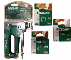STALCO TACKER 4- 14MM + ZSZYWKI 12MM 3000szt.