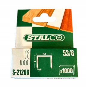 STALCO ZSZYWKI 6MM 53/6 1000SZT S-21206
