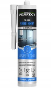 STALCO SILIKON SANITARNY NEUTRALNY BIAŁY 280ML