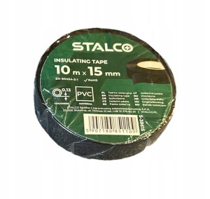 TAŚMA IZOLACYJNA 15 MM X 10 M CZARNA STALCO