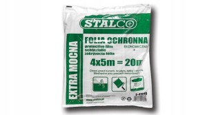 FOLIA OCHRONNA 4X5M EXTRA MOCNA(500G) STALCO